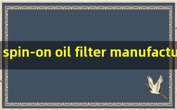 spin-on oil filter manufacturers
